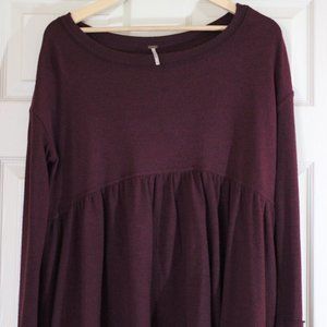 Free People - Long Sleeve Smock Top
